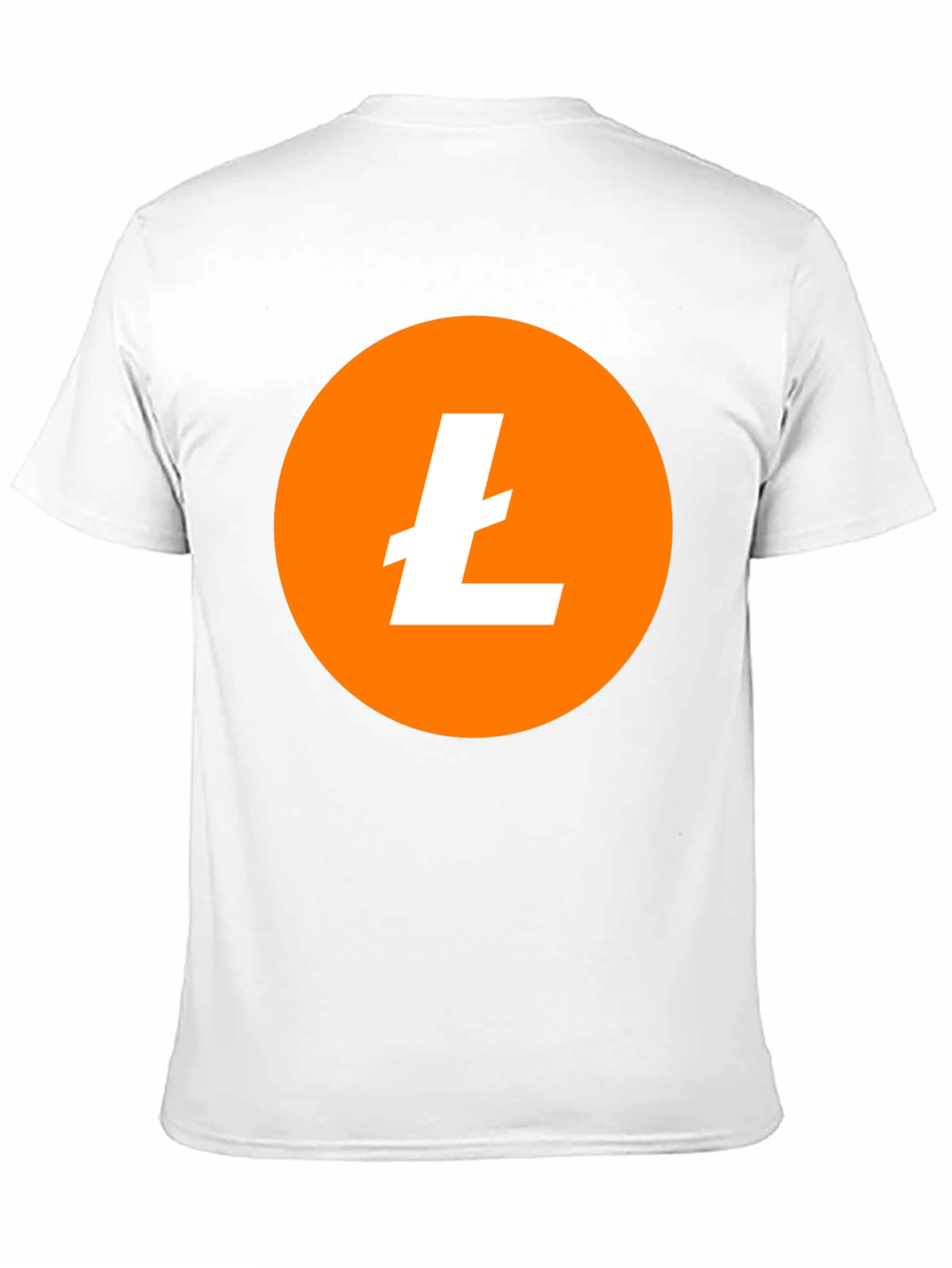 Litecoin Crypto T-Shirt - Orange Circle Design