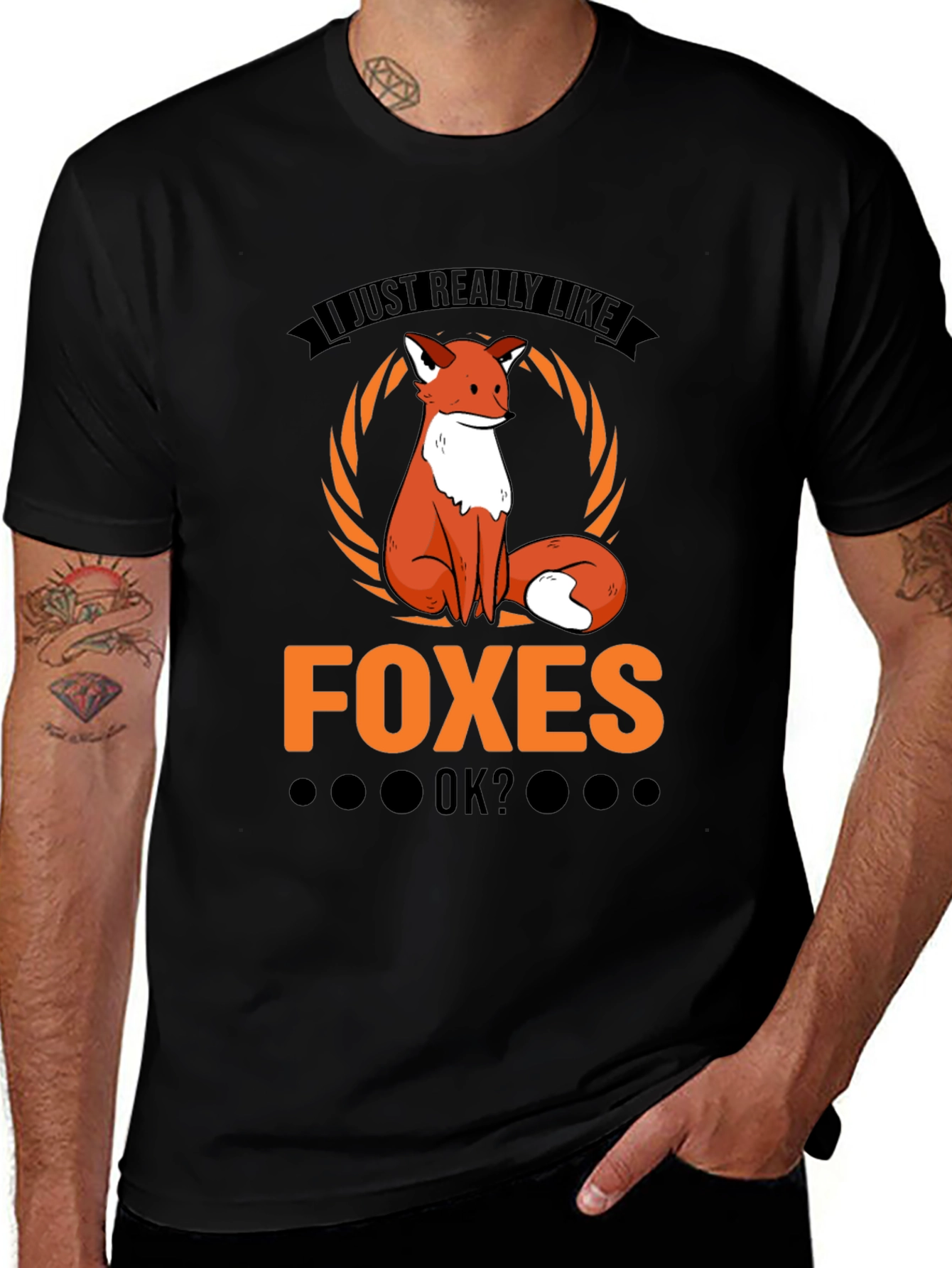 I Just Really Like Foxes OK? T-Shirt