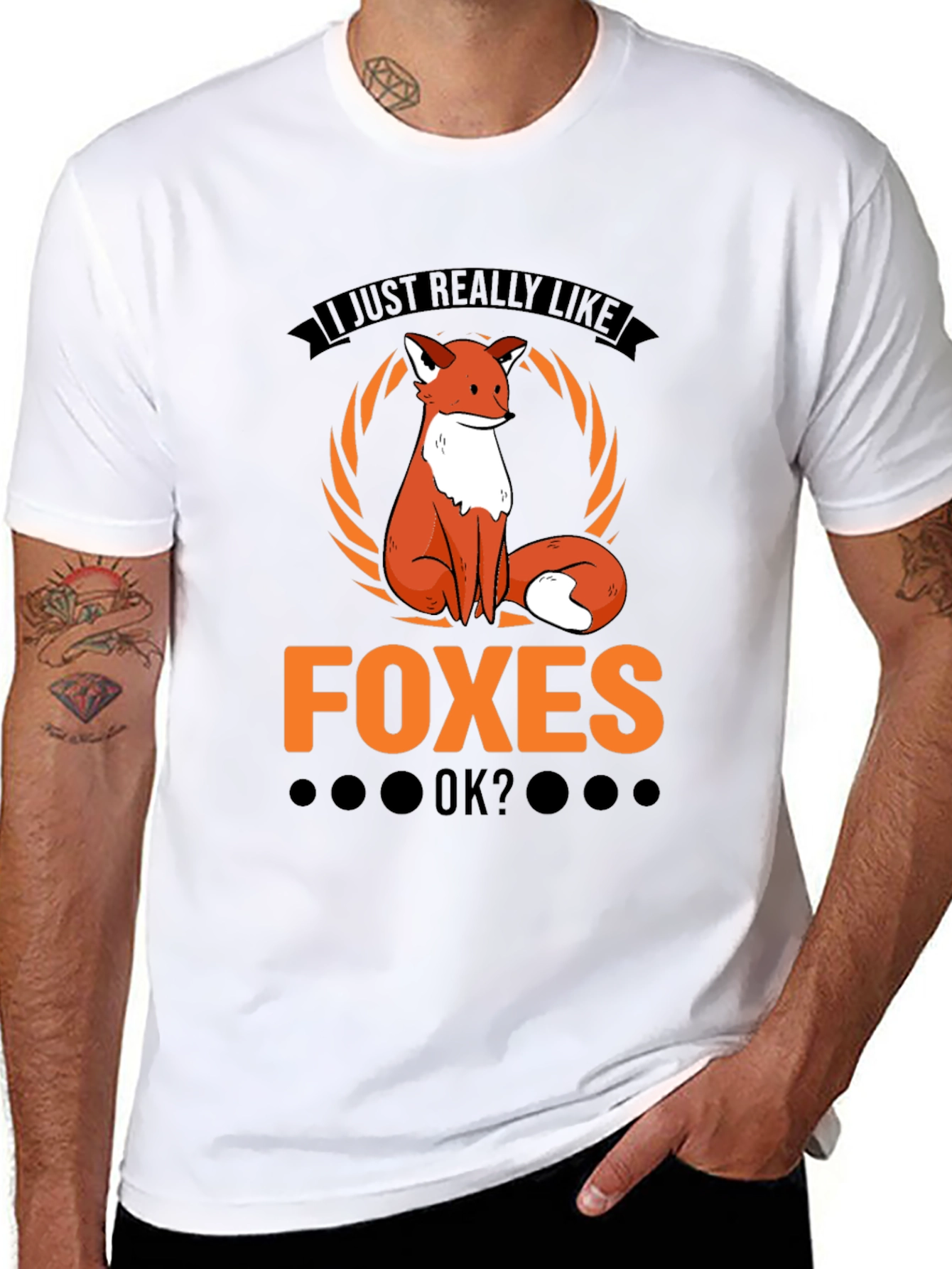 I Just Really Like Foxes OK? T-Shirt