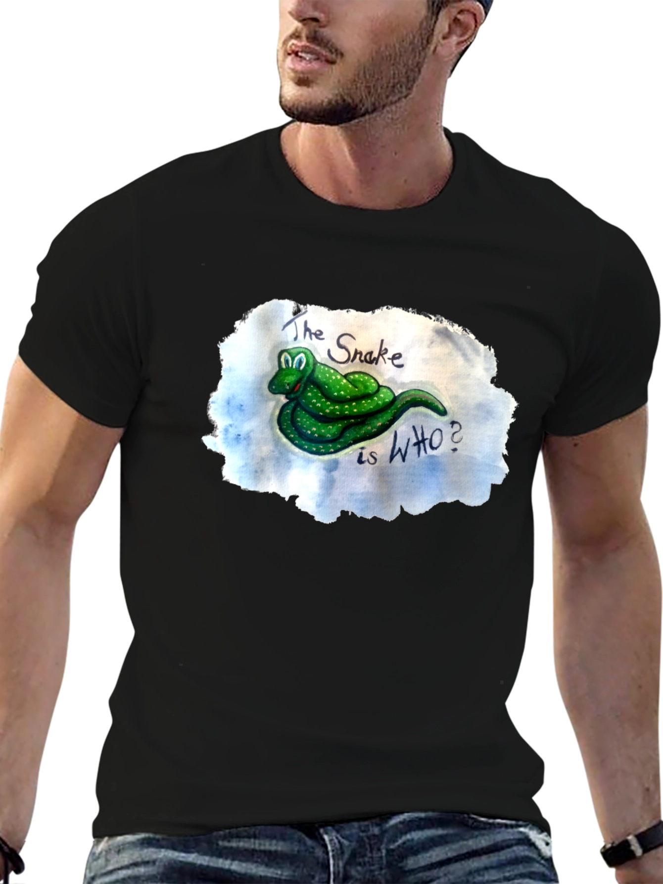 Snake WHO? Graphic Tee - Unique Design