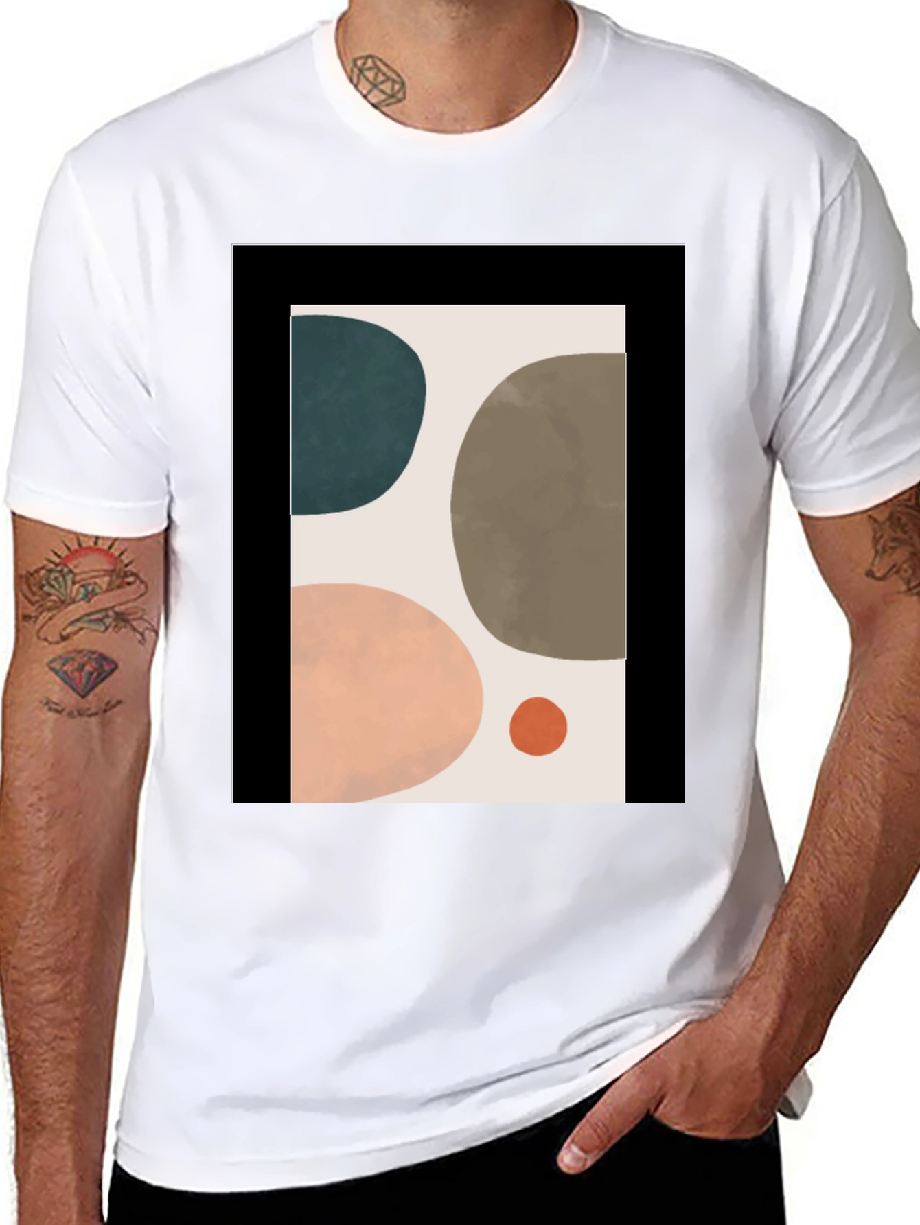 Abstract Art T-Shirt - Modern Design Tee