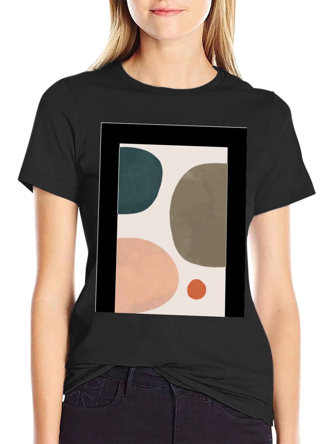 Abstract Art T-Shirt - Modern Design Tee