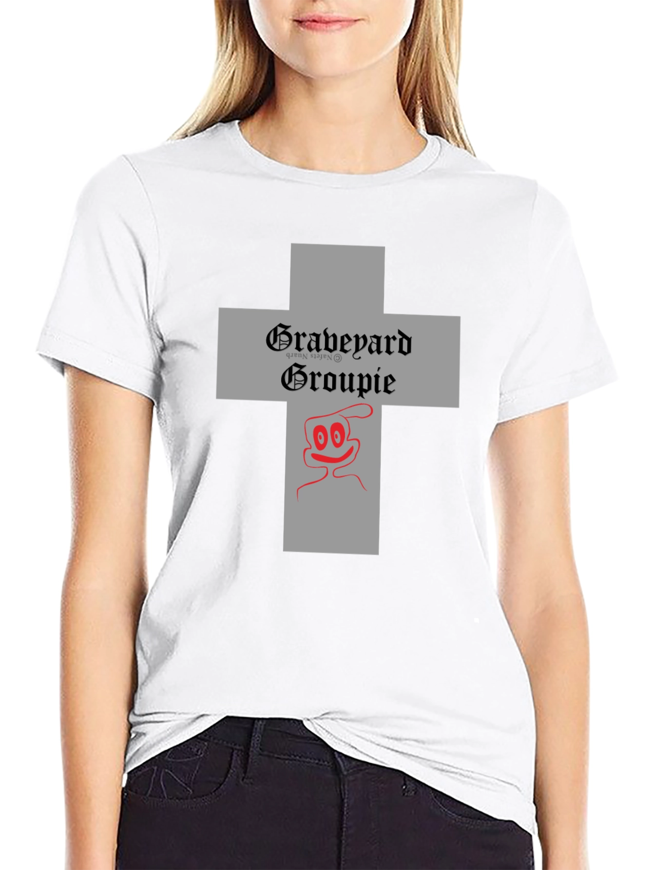 Graveyard Groupie Graphic Tee - Black