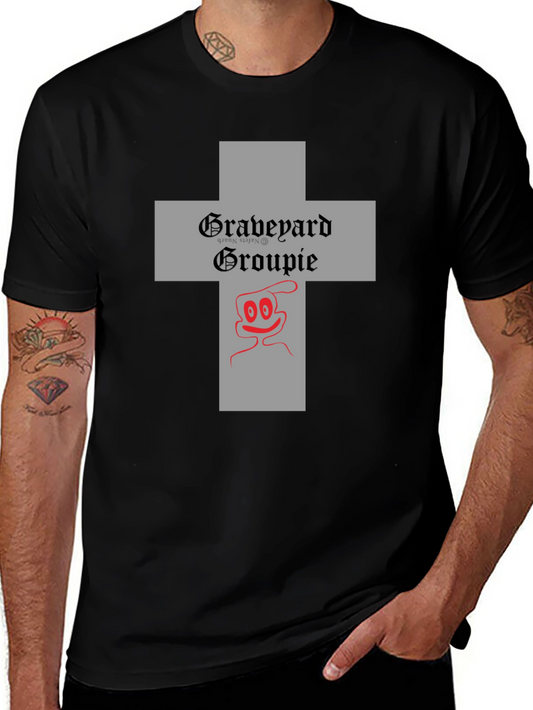 Graveyard Groupie Graphic Tee - Black