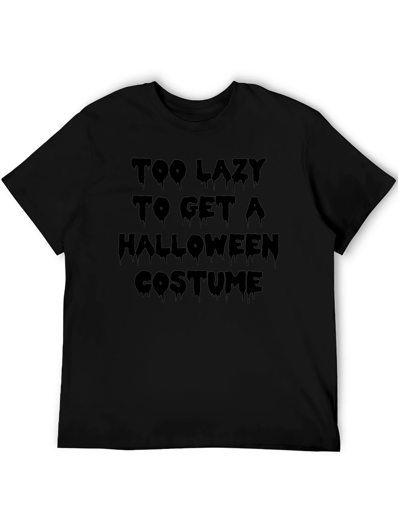 Lazy Halloween Costume Graphic T-Shirt