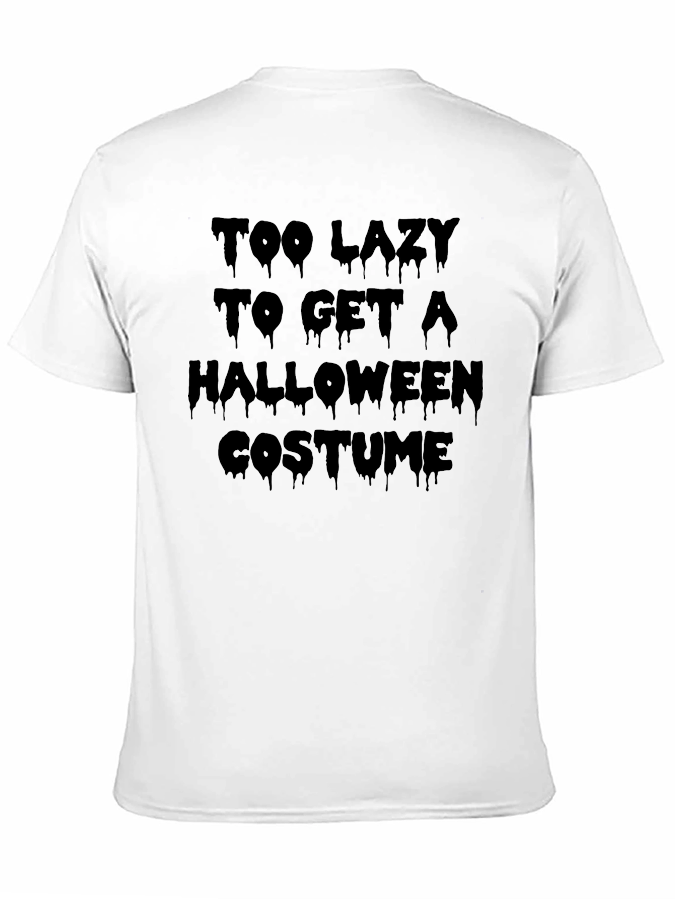 Lazy Halloween Costume Graphic T-Shirt