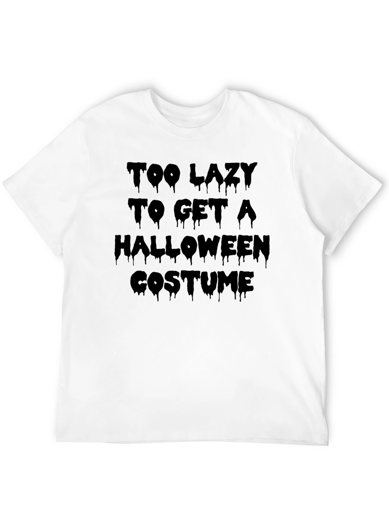 Lazy Halloween Costume Graphic T-Shirt