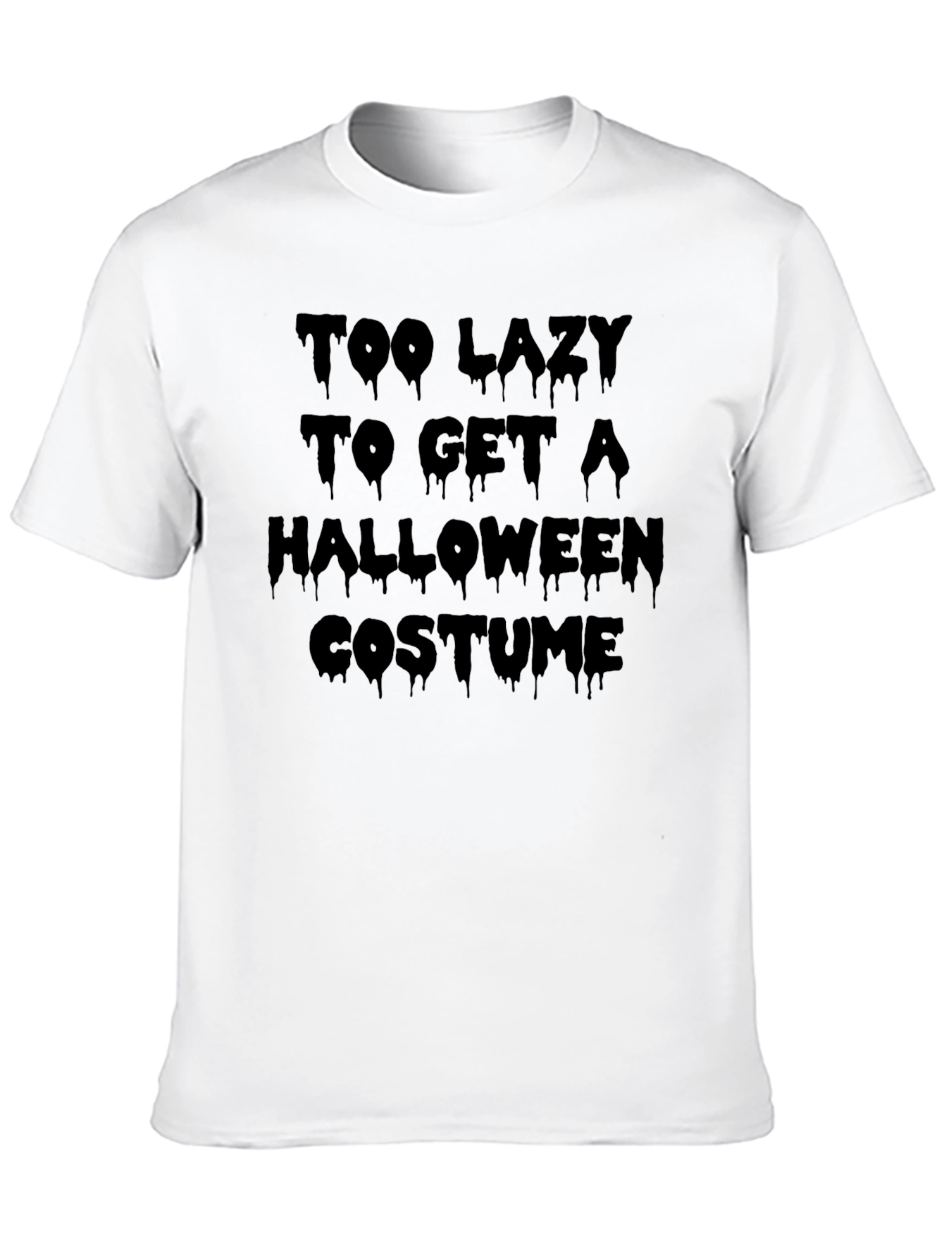 Lazy Halloween Costume Graphic T-Shirt