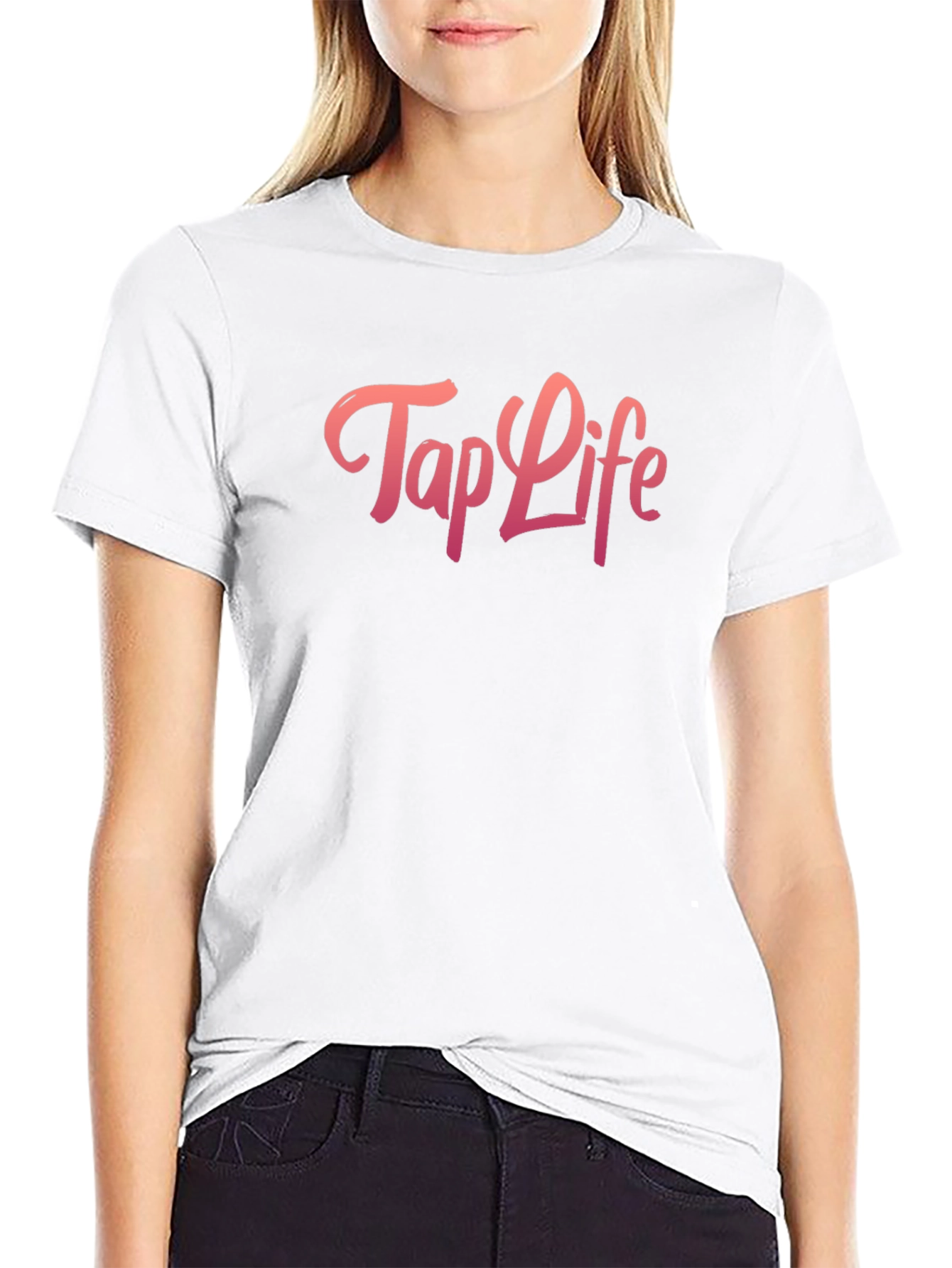 Tap Life Black Graphic Tee