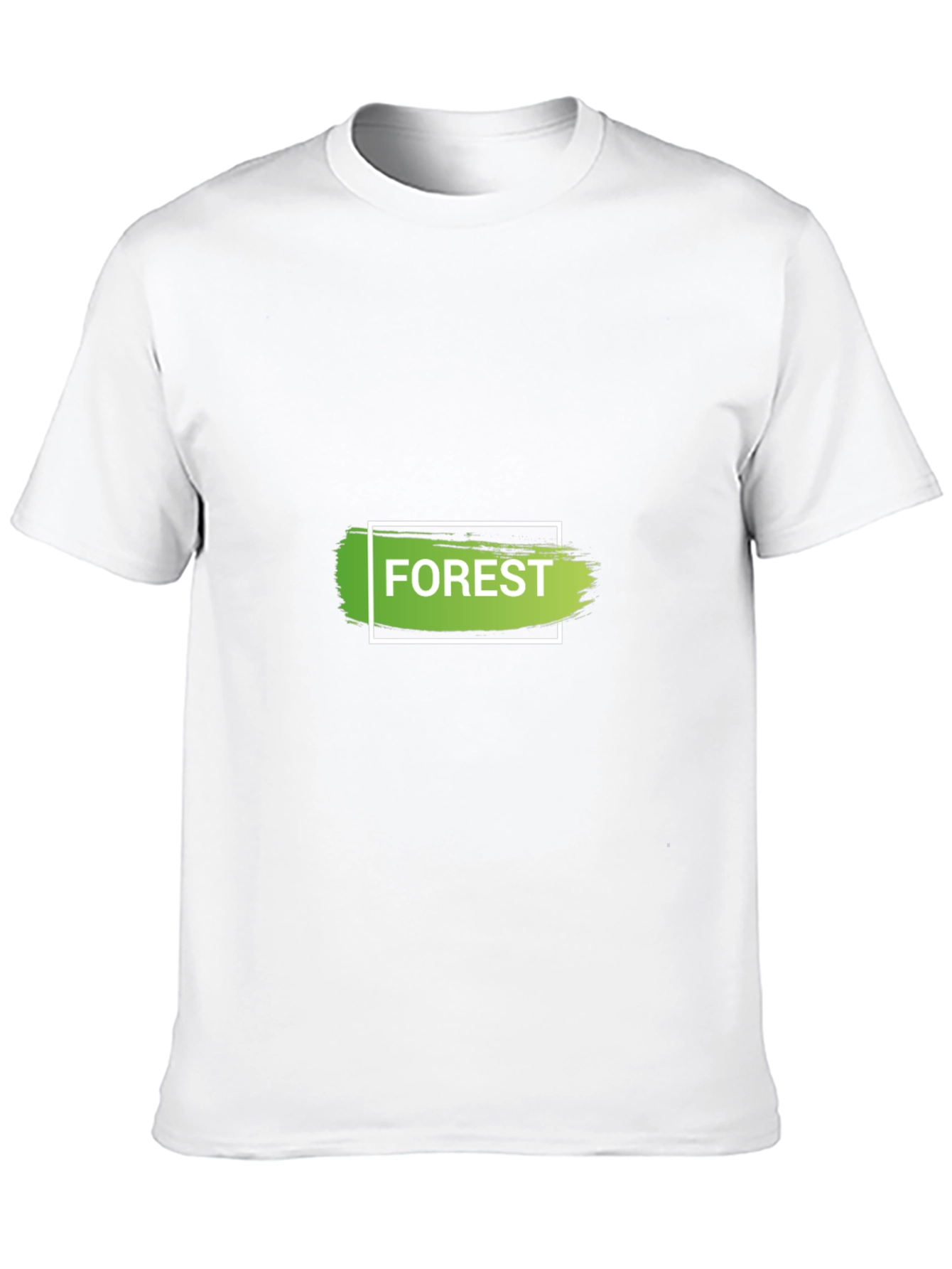 Forest Graphic Print Black T-Shirt