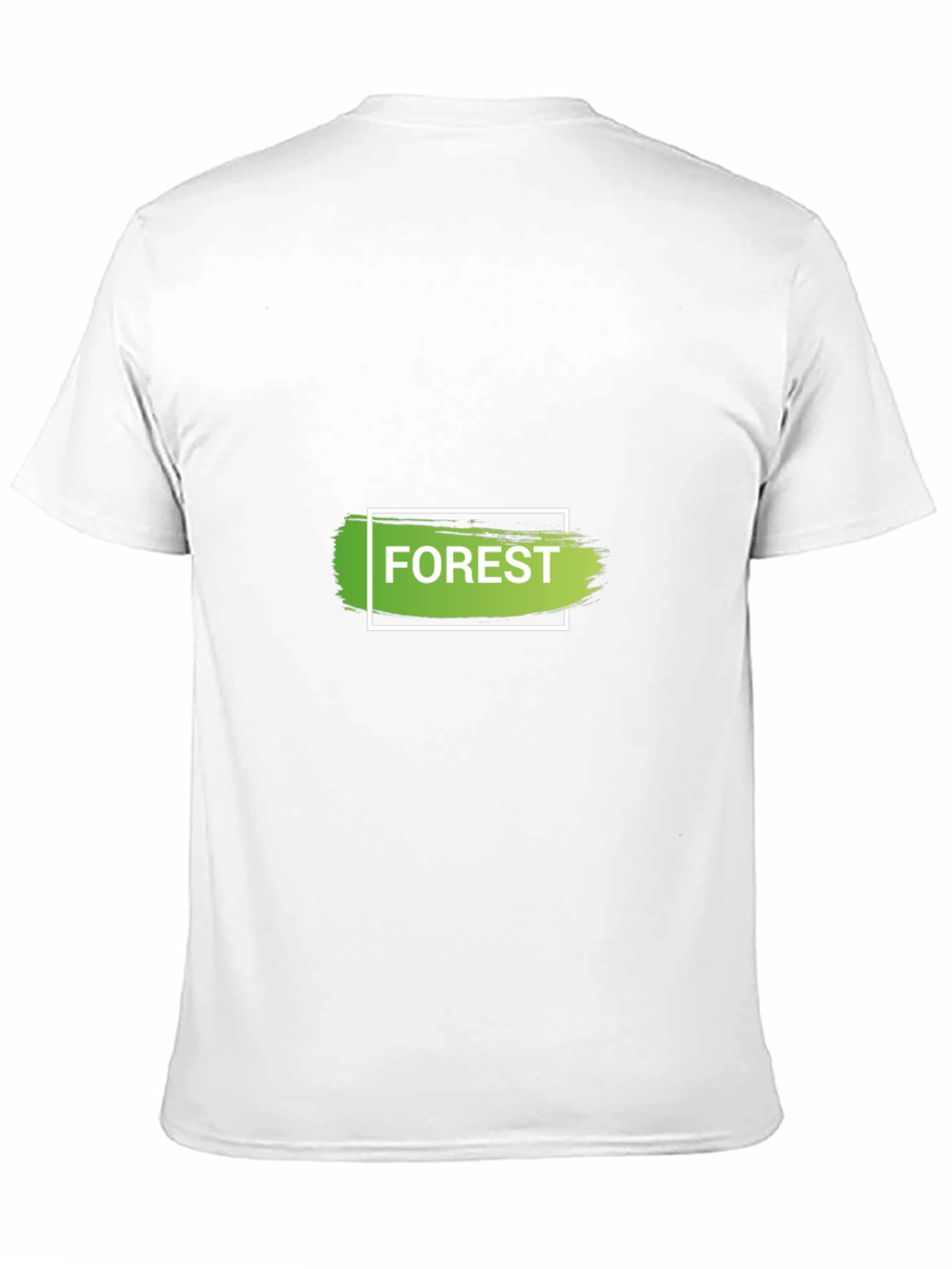 Forest Graphic Print Black T-Shirt