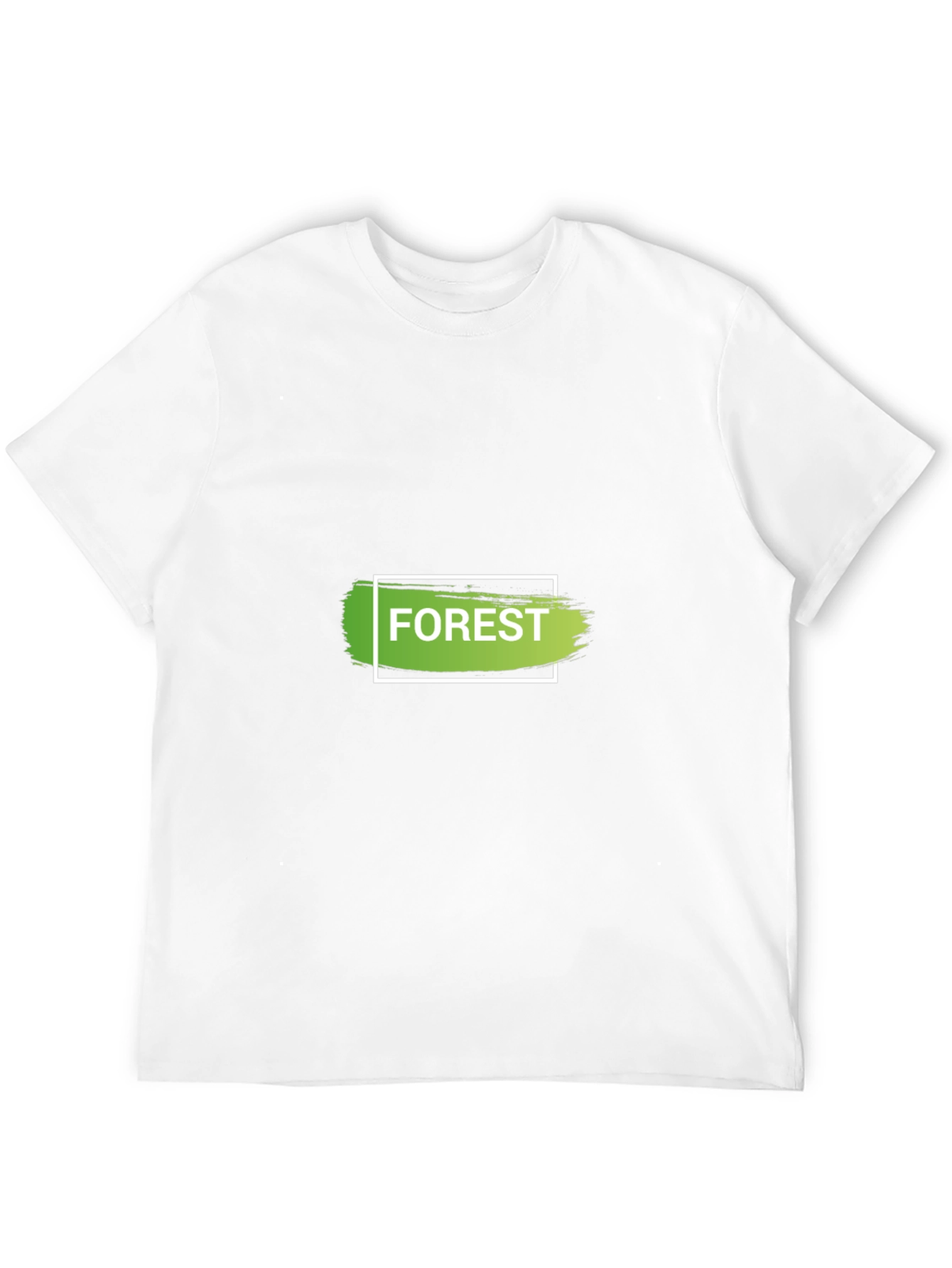 Forest Graphic Print Black T-Shirt
