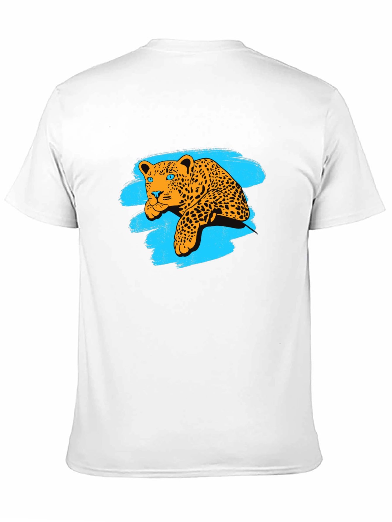 Leopard Graphic Black Tee