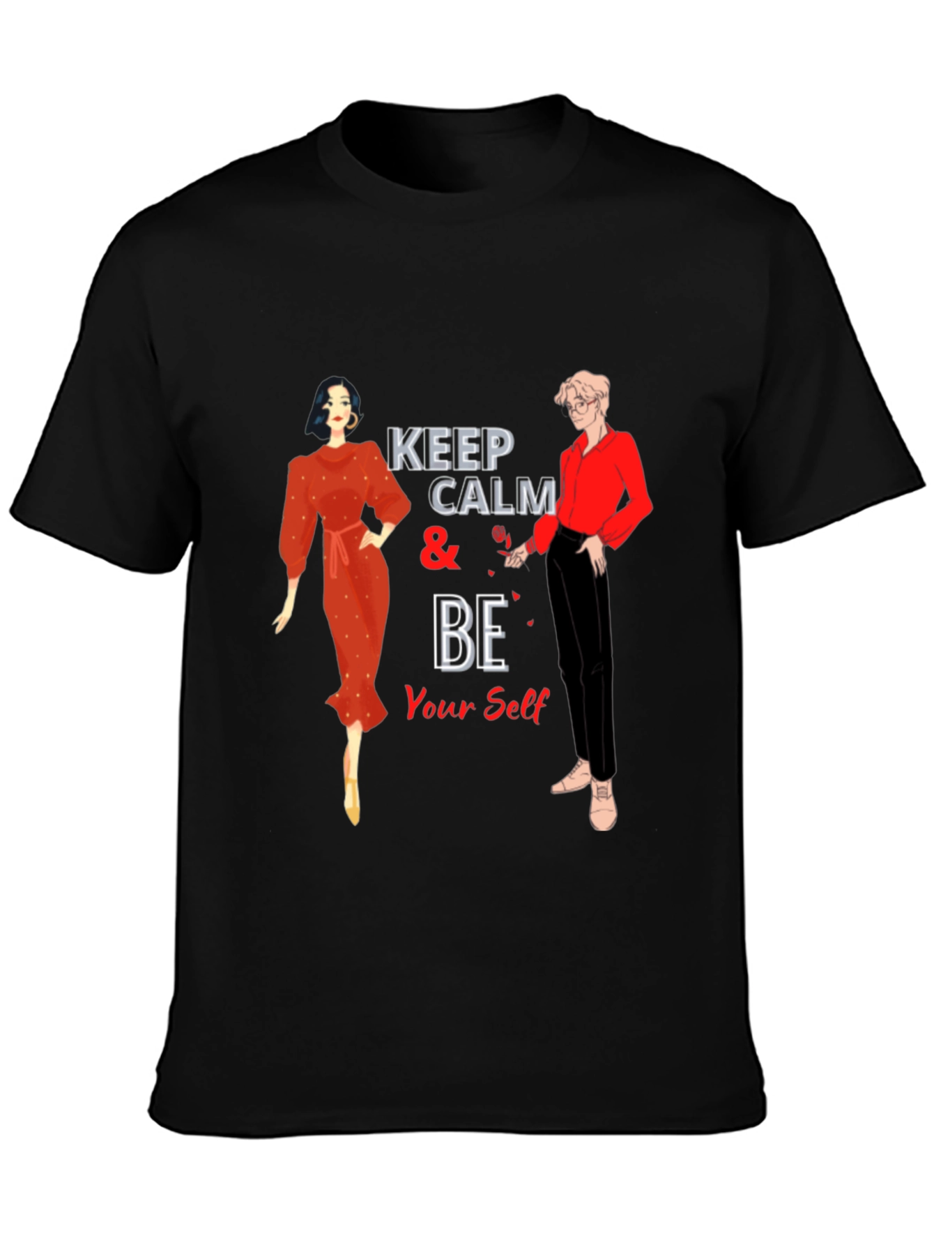 Keep Calm & Be Yourself Graphic Tee