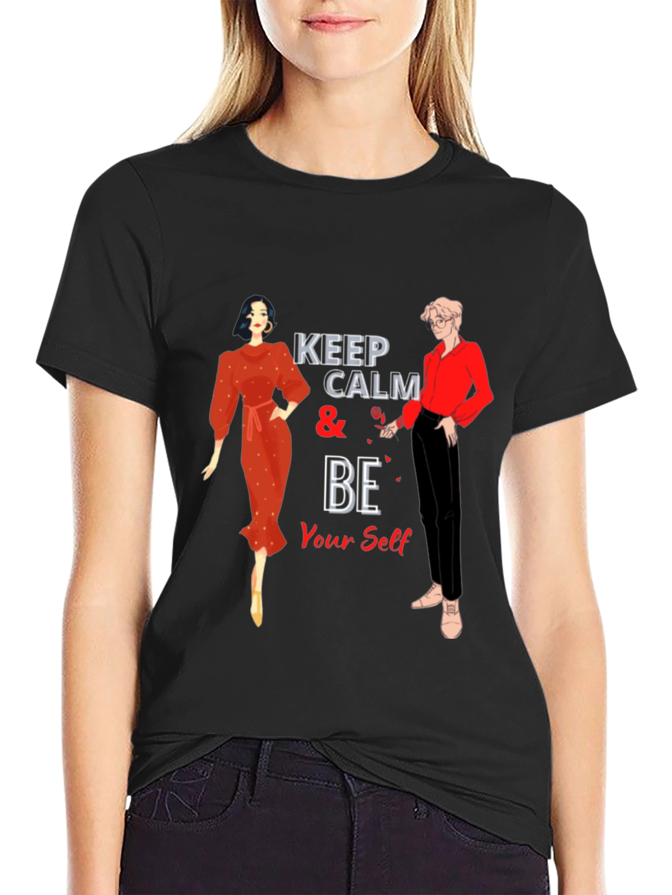 Keep Calm & Be Yourself Graphic Tee