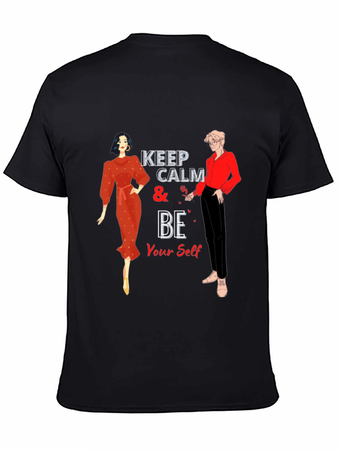 Keep Calm & Be Yourself Graphic Tee