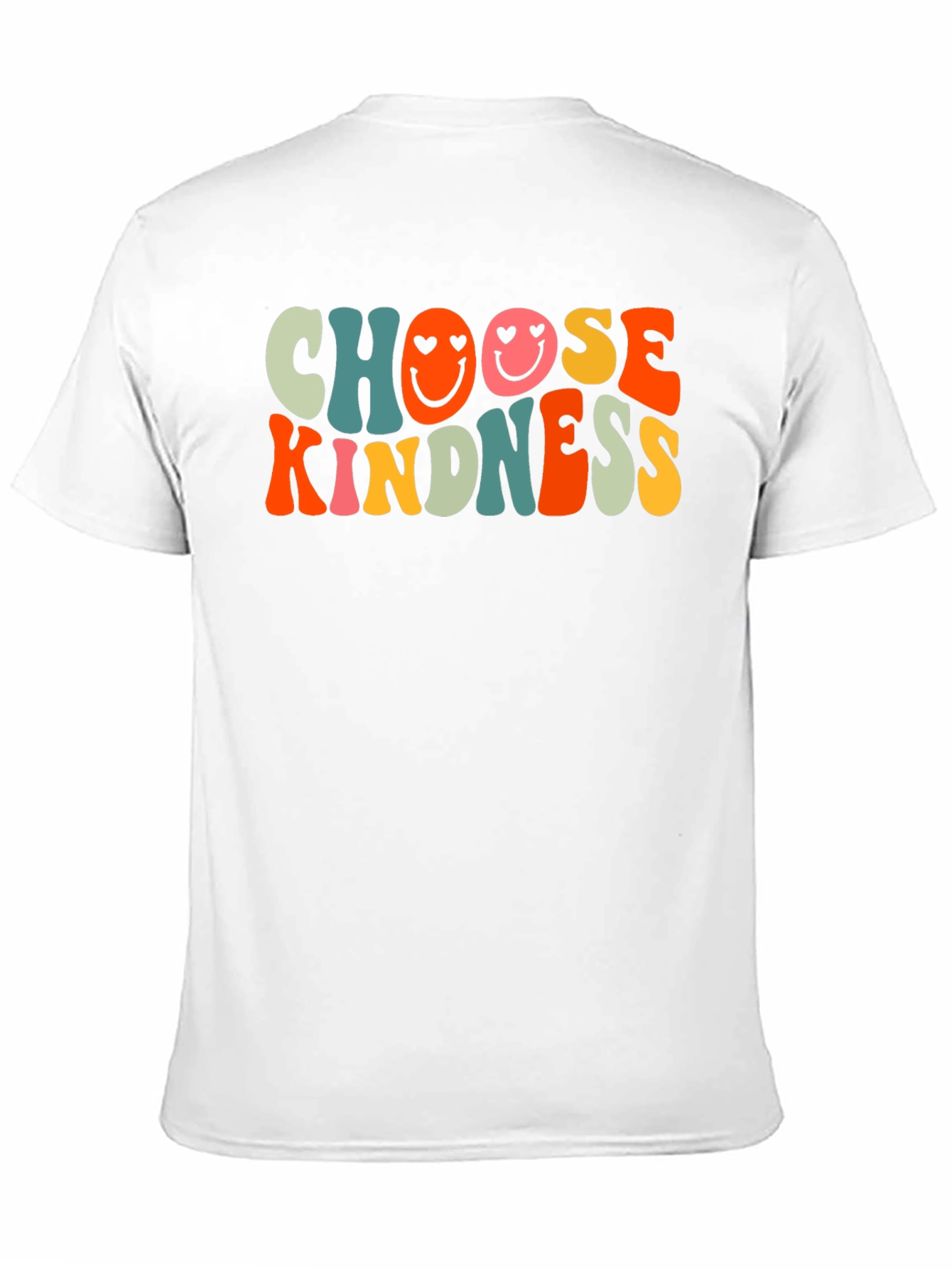 Choose Kindness Graphic Tee - Retro Smiley Face T-Shirt
