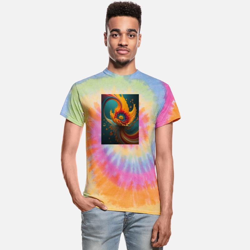 Abstract flow of flowers