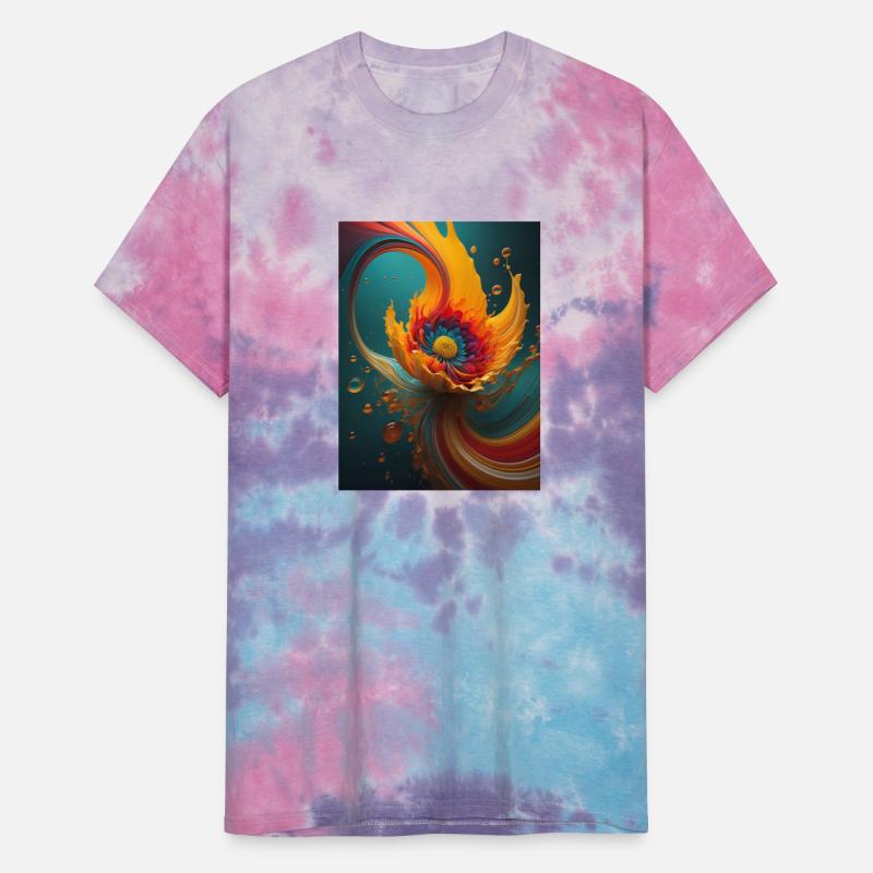 Abstract flow of flowers