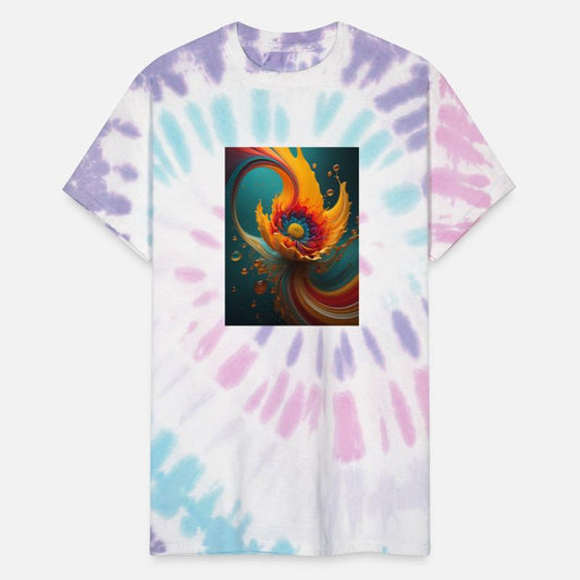 Abstract flow of flowers