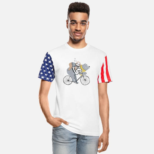 Adventurous Duo: Bear and Sloth Bike Ride