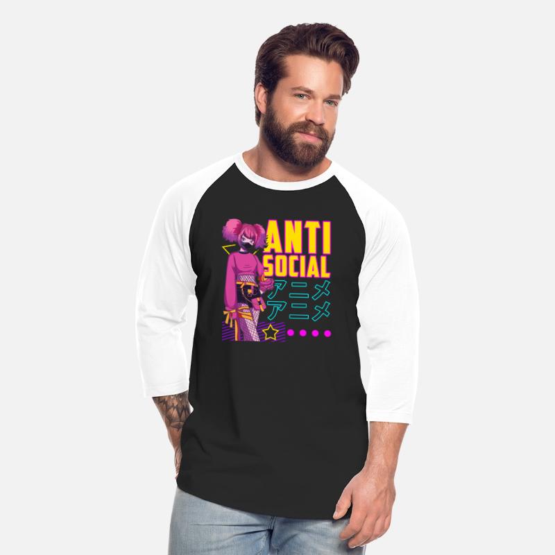 Aesthetic Anti Social Anime Girl Vaporwave EDM