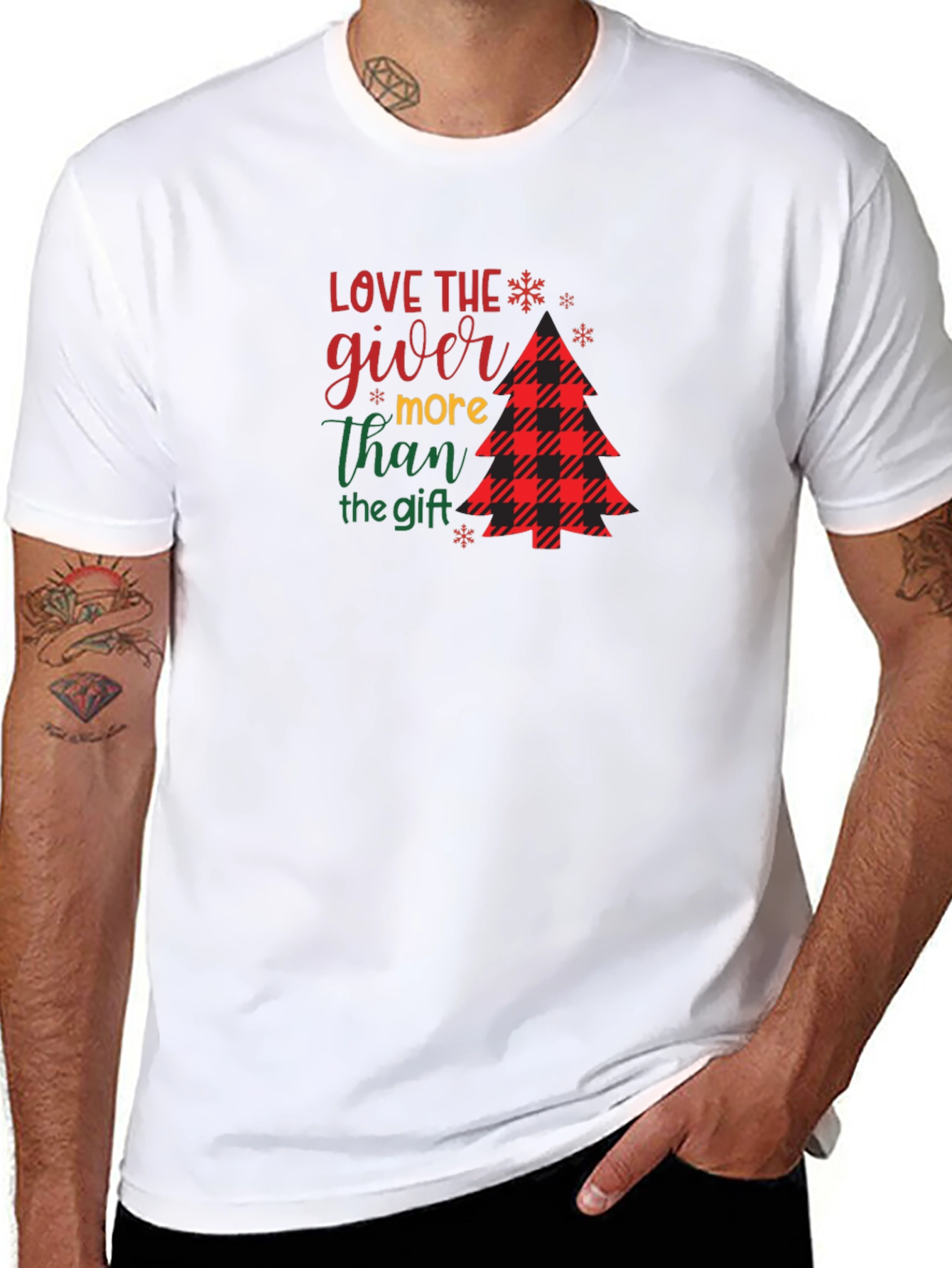 Love the Giver Christmas Tree T-Shirt