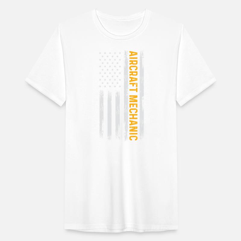 Aircraft Mechanic USA Flag Airplane Gift