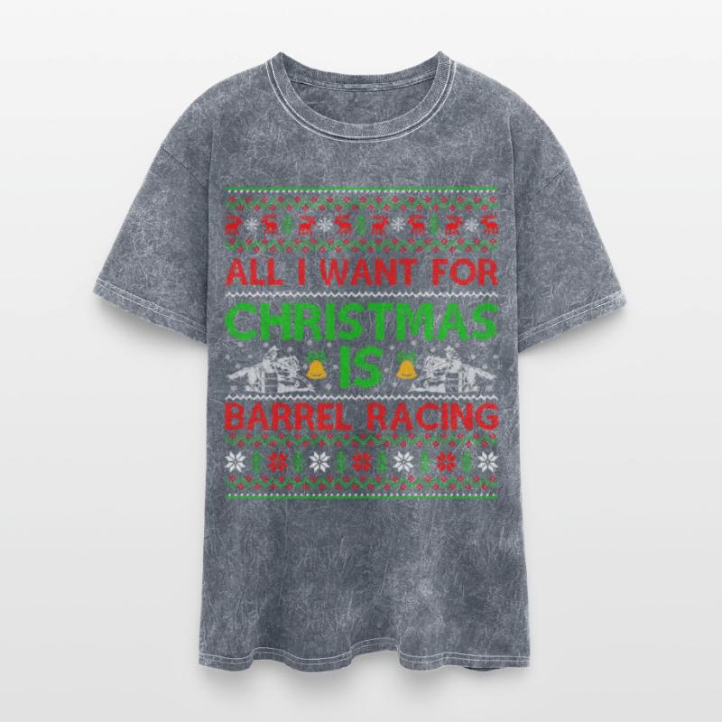 All I Want For Christmas Is Barrel Racing Ugly