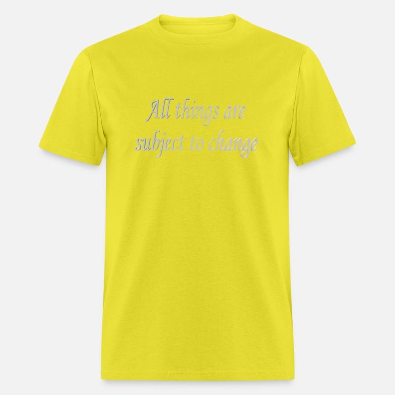 All things are subject to change