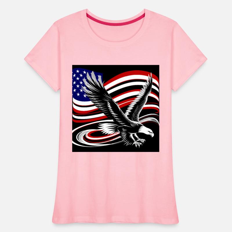 American Eagle & Flag • Patriotic USA Design