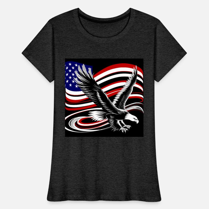 American Eagle & Flag • Patriotic USA Design