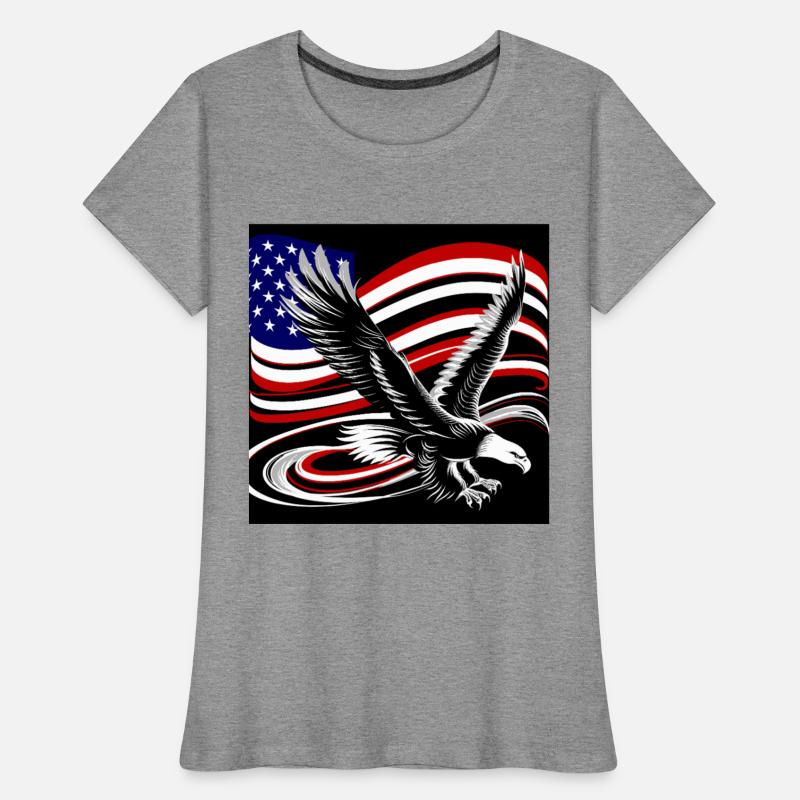 American Eagle & Flag • Patriotic USA Design