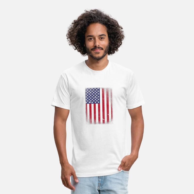 American Flag Veteran For Home Of The Free