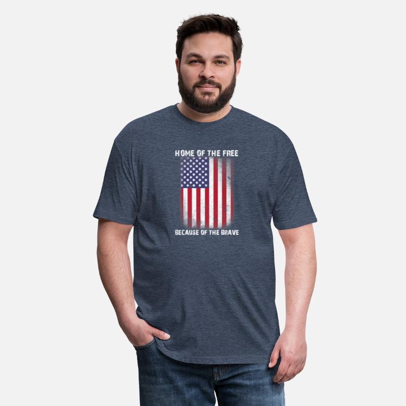 American Flag Veteran For Home Of The Free