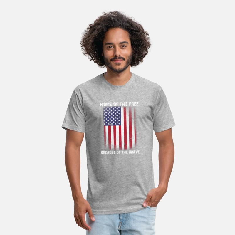 American Flag Veteran For Home Of The Free
