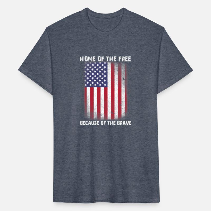American Flag Veteran For Home Of The Free