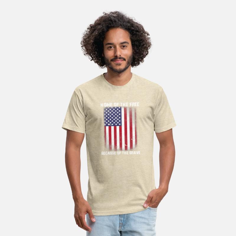 American Flag Veteran For Home Of The Free