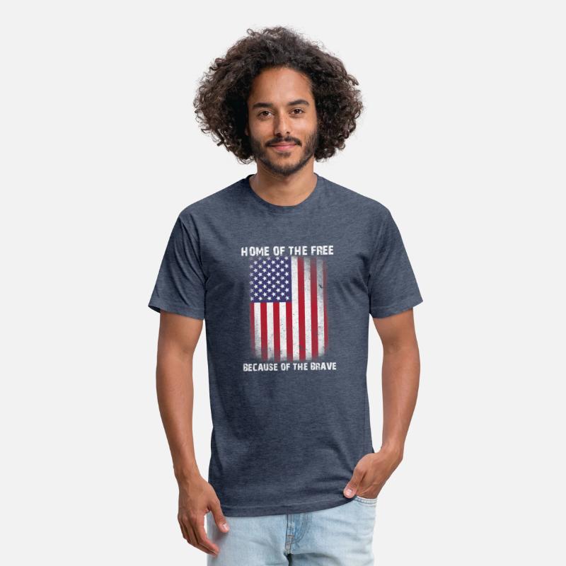 American Flag Veteran For Home Of The Free