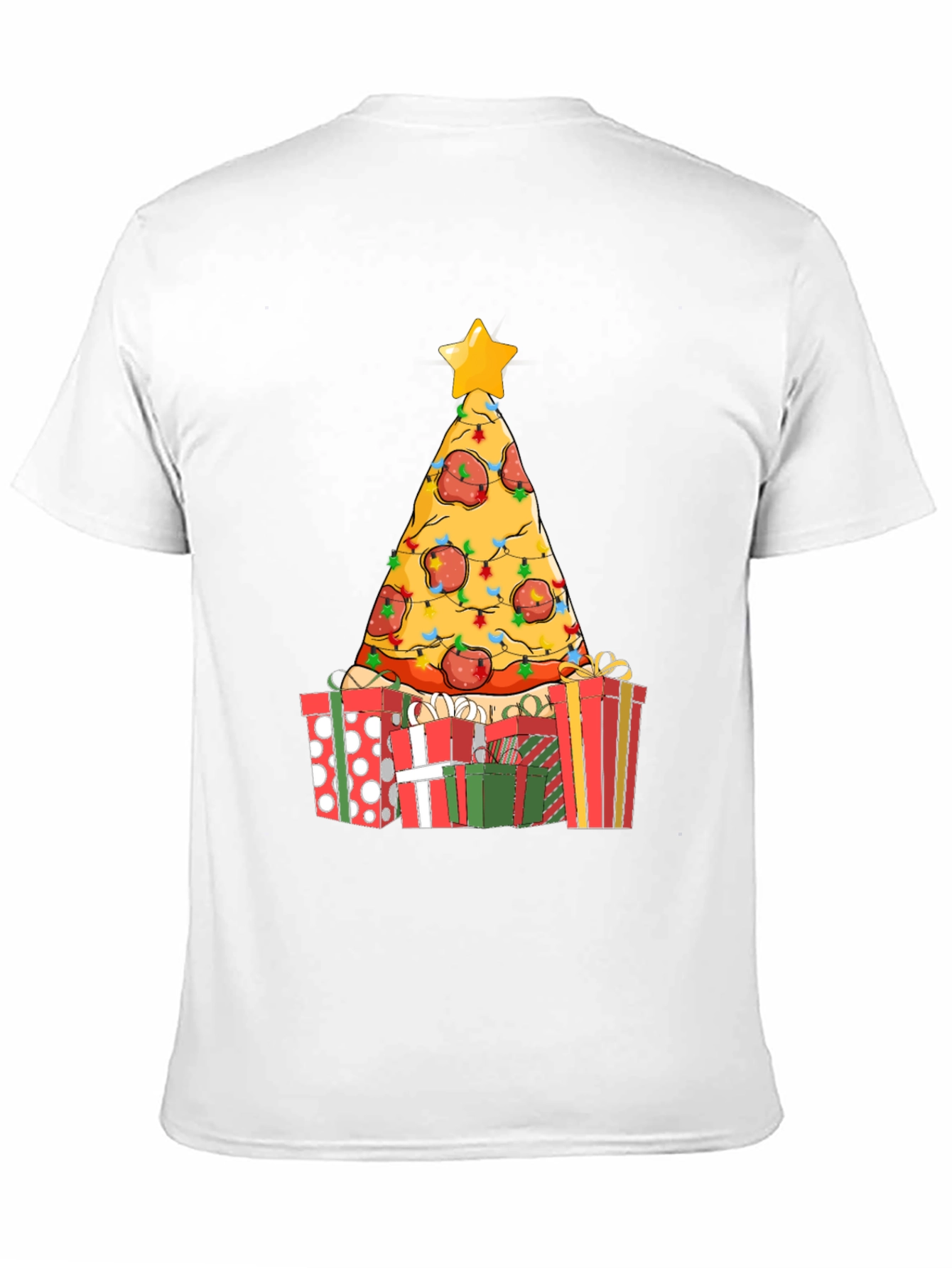 Pizza Christmas Tree Graphic Tee