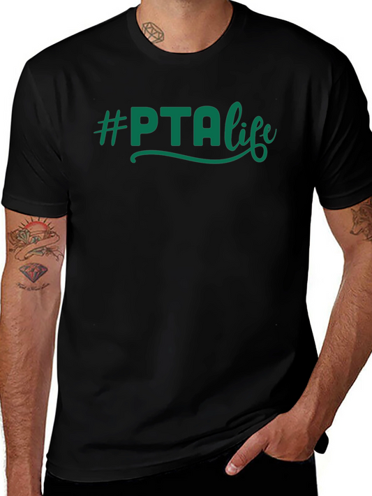 #PTAlife T-Shirt - Comfortable Black Cotton Blend Tee