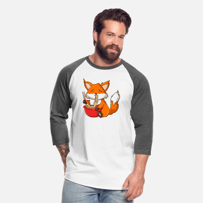 Anime And Ramen Fox Eating Bowl Of Ra