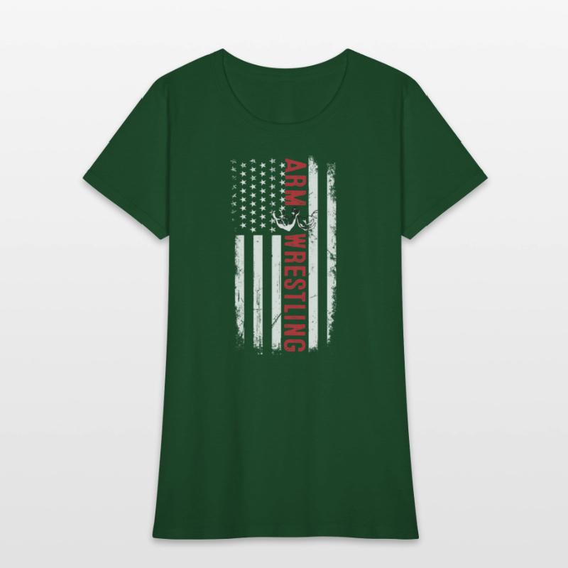 Arm Wrestling American USA Flag Armwrestling