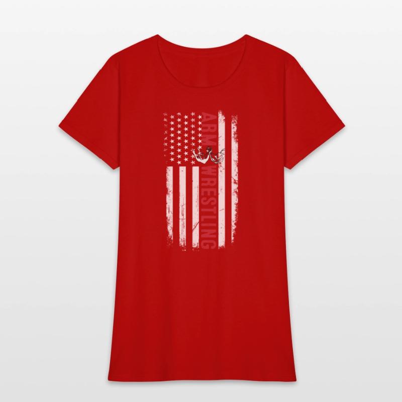 Arm Wrestling American USA Flag Armwrestling