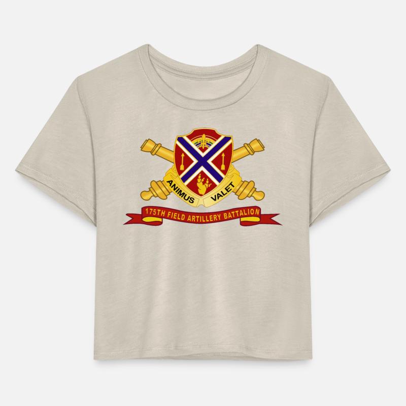 Army 175th Field Artillery Batttalion DUI w Br Rib