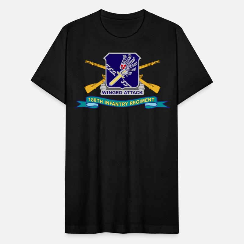 Army 188th Infantry Regiment w Br DUI Ribbon X 300