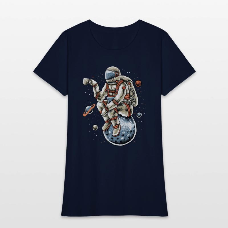 Astronaut Outer Space Coffee Break