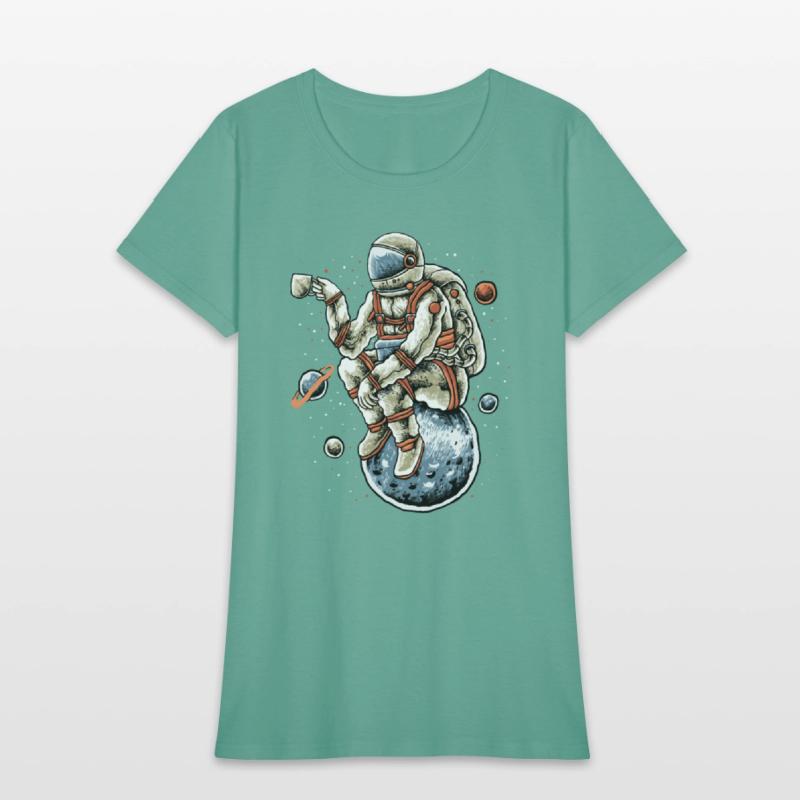 Astronaut Outer Space Coffee Break