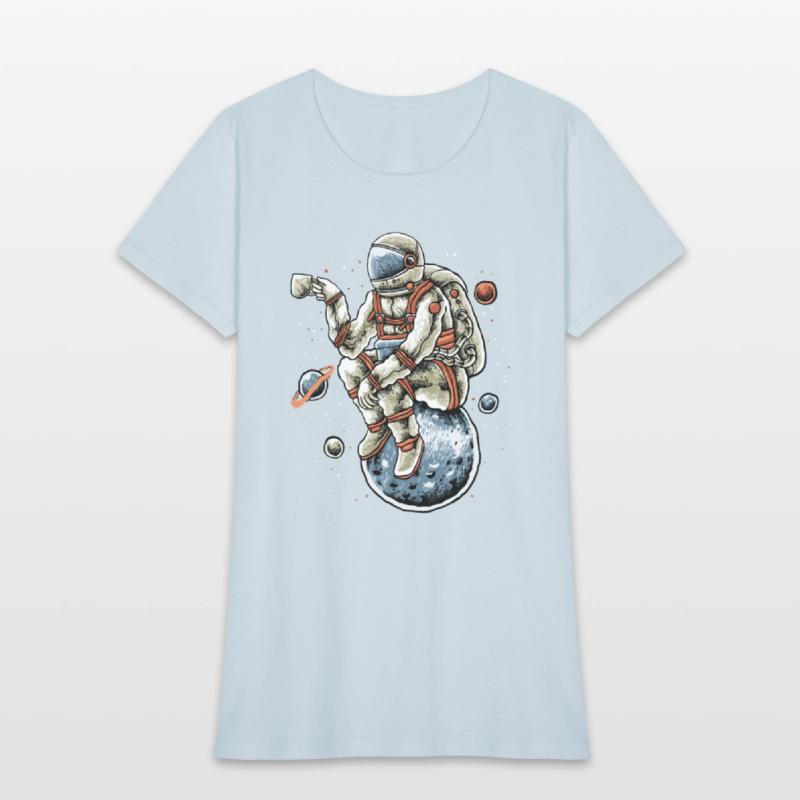 Astronaut Outer Space Coffee Break