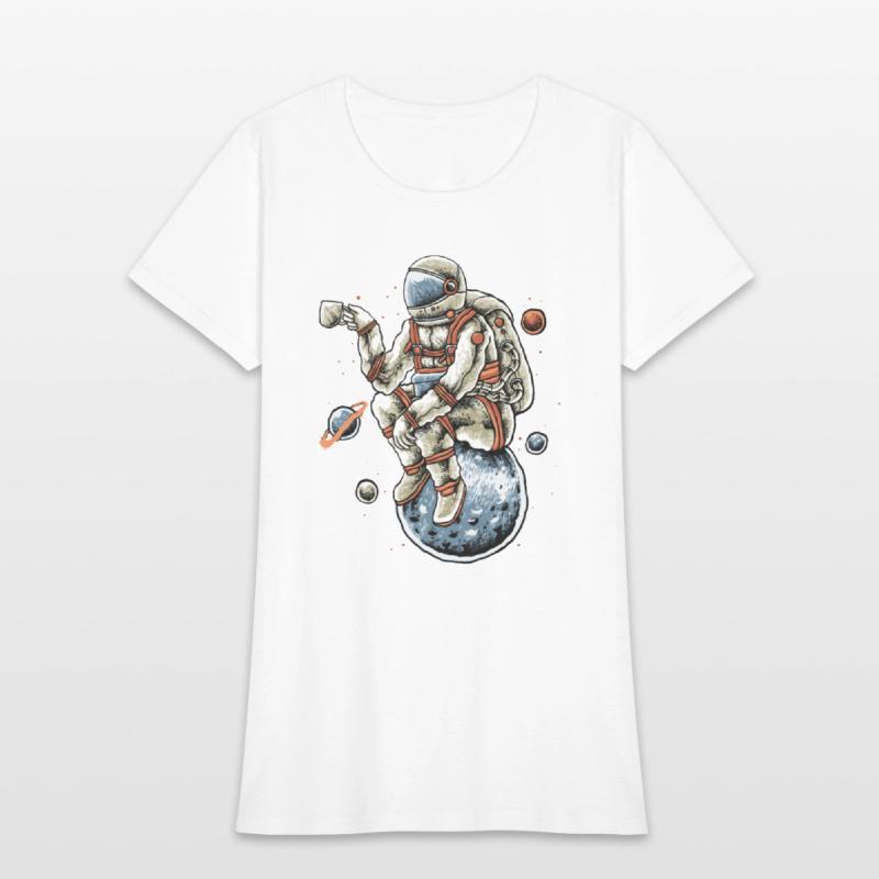 Astronaut Outer Space Coffee Break